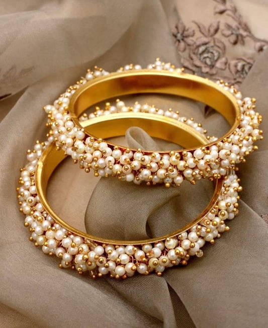 Golden Moti Bangles