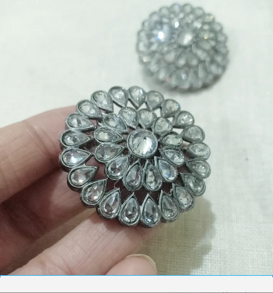 Jia Zircon stone studs - Fashion Jewels